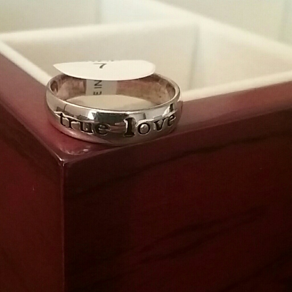 "True Love Waits" Purity Ring Sz 7